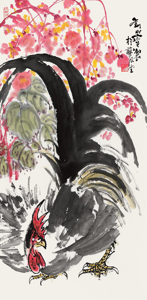 公鸡 99cmx49cm