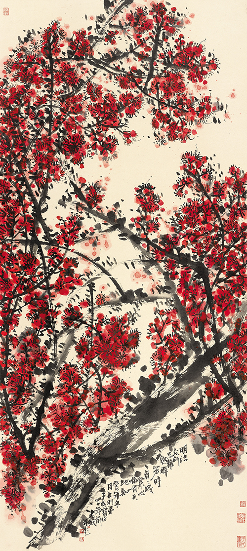 红梅130cmx58cm