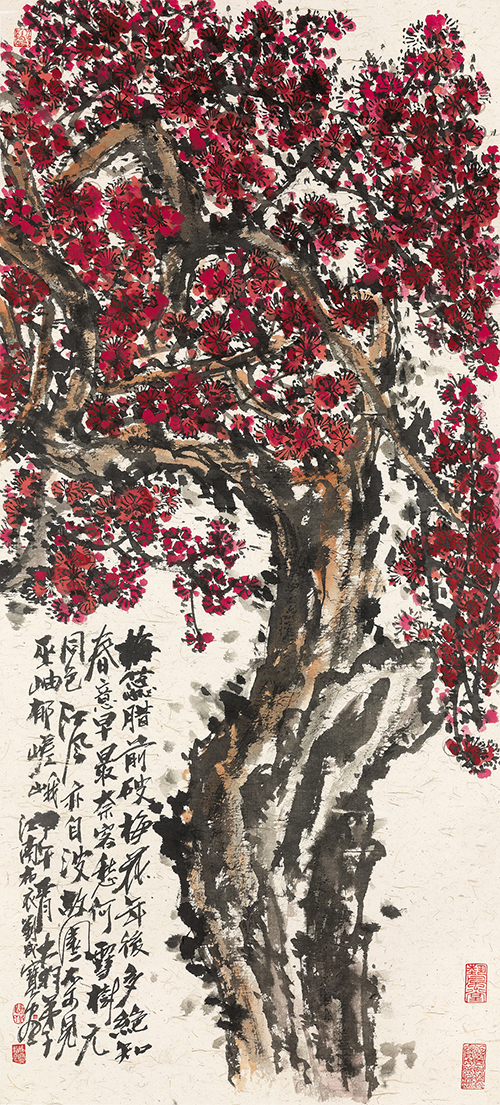 红梅137cmx65cm