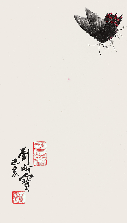 蝴蝶 43cmx25cm