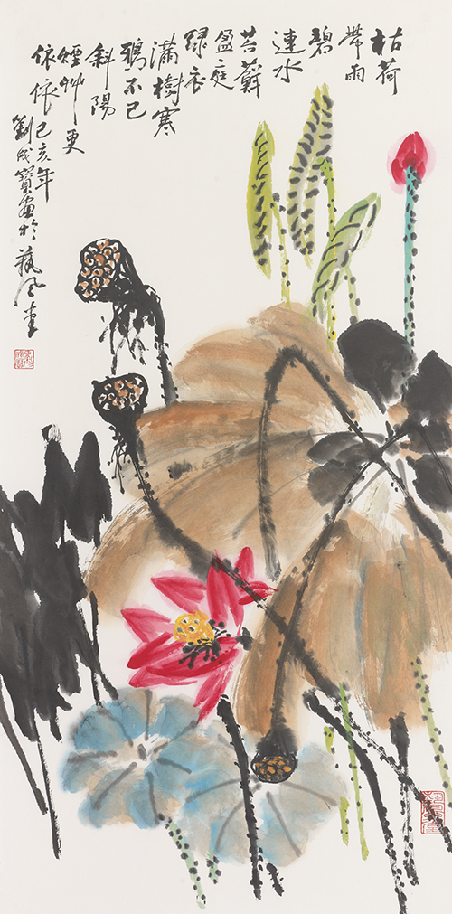 秋荷99cmx49cm