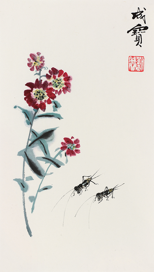 蛐蛐太阳花 43cmx25cm
