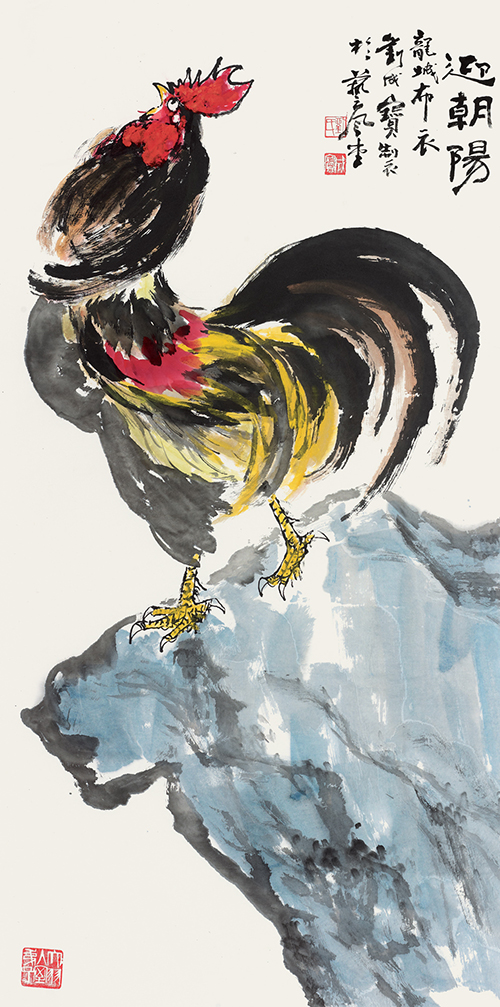 迎朝阳 136cmx68cm