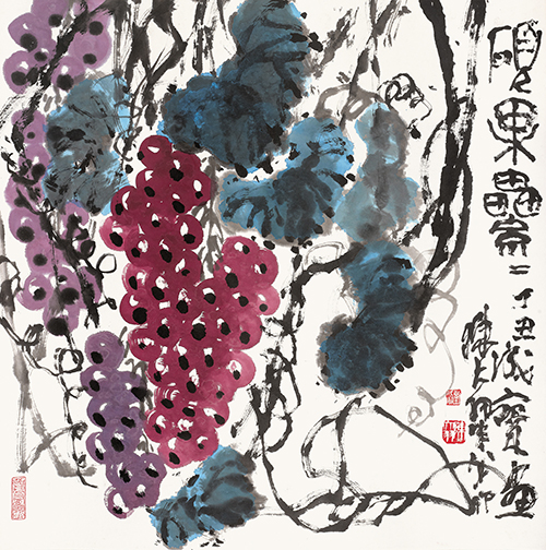 硕果累累 大羽题68x68