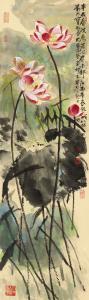2-1荷花159cmx48cm