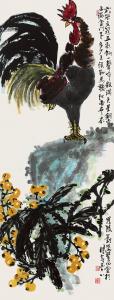 公鸡枇杷 138cmx52cm