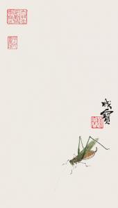 青虫 43cmx25cm