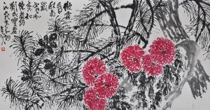 傲霜秋菊 大羽题