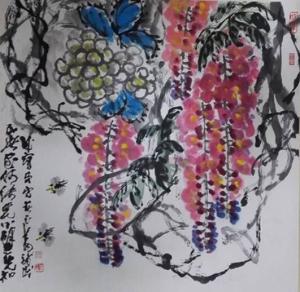 春花图 大羽合作