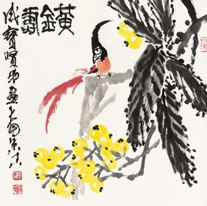 黄金寿 大羽题68x69