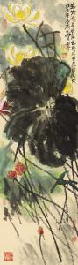 2-2荷花159cmx48cm